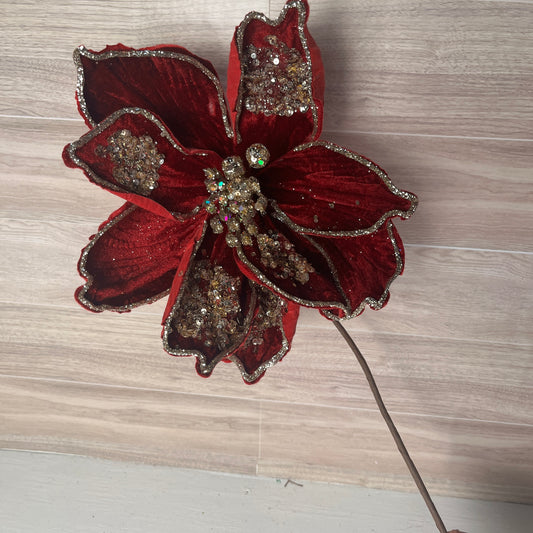 Glam Magnolia- Burgundy & Champagne