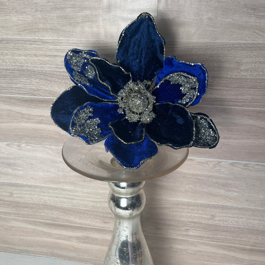 Glam Magnolia- Royal & Navy Blue