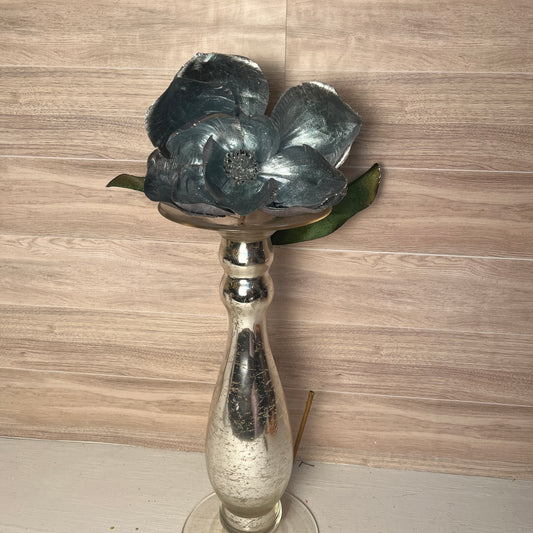 Glam Magnolia- Blue & Grey