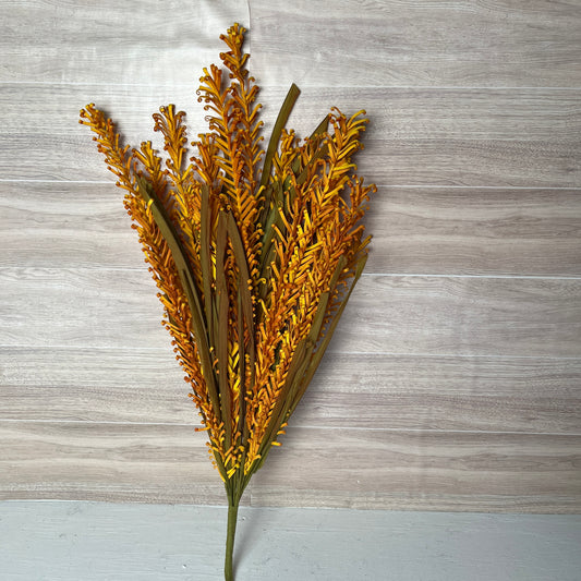 26"L Curly Paper Grass Bush